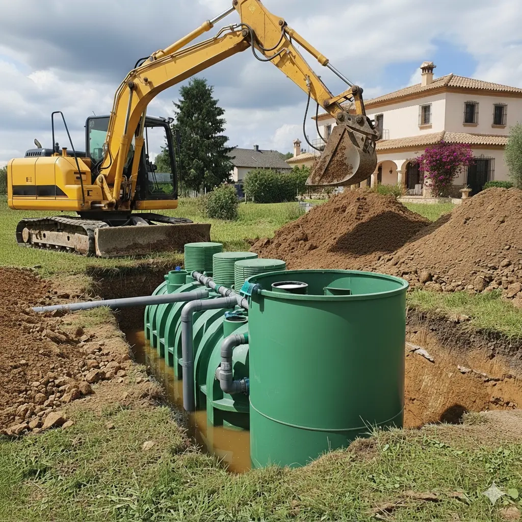 Septic Tank Installation on the Costa Blanca